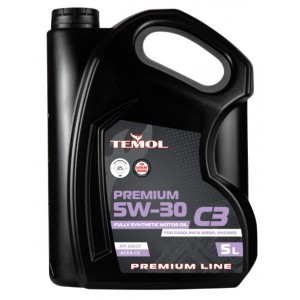 Масло TEMOL PREMIUM C3 5W-30 API SN ACEA С3-16 (5 л) Масло TEMOL PREMIUM C3 5W-30 API SN ACEA С3-16 (5 л)