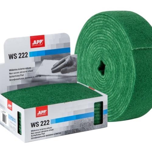 APP Скотч-брайт WSR 222 100mm x 10 m, зеленый, крупноабразивный, рулон (06ZR200) APP Скотч-брайт WSR 222 100mm x 10 m, зеленый, крупноабразивный, рулон (06ZR200)