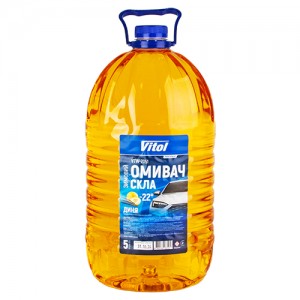 Омыватель стекла зимний VITOL "-22" Дыня 5л Омыватель стекла зимний VITOL "-22" Дыня 5л
