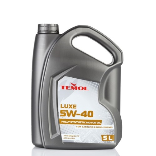 Масло TEMOL Luxe 5W-40 API SN,API SM,API CF,ACEA A3/B4-16 (5 л) Масло TEMOL Luxe 5W-40 API SN,API SM,API CF,ACEA A3/B4-16 (5 л)