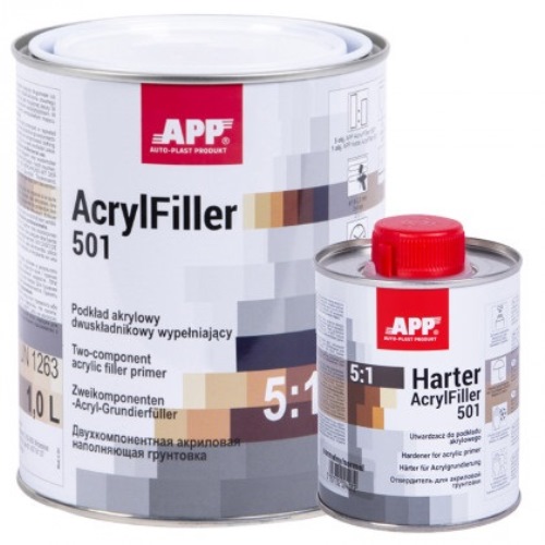 APP Грунт акриловый 2K HS Acrylfiller 5:1 с утв., черный 1l+0.2l (020409 + 020506) APP Грунт акриловый 2K HS Acrylfiller 5:1 с утв., черный 1l+0.2l (020409 + 020506)