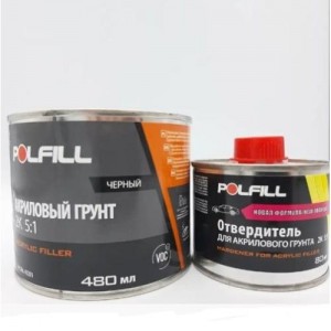 Polfill Почва акриловая Polfill 5:1 Eco 0.48l черный+зат.0,08l (43201) Polfill Почва акриловая Polfill 5:1 Eco 0.48l черный+зат.0,08l (43201)