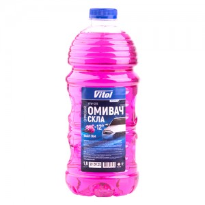 Омыватель стекла зимний VITOL "-12" Бабл Гамм 1.8л (VTW-1223) Омыватель стекла зимний VITOL "-12" Бабл Гамм 1.8л (VTW-1223)