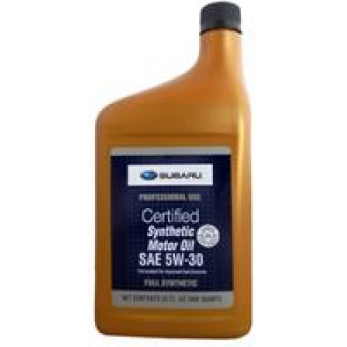 SubaruSOA427V1410 Масло моторное синтетическое SYNTHETIC OIL 5W-30, 0.946л